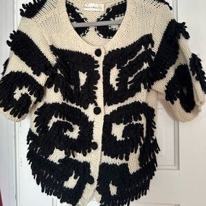 Anthropologie, Charlie and Robin button front sweater.